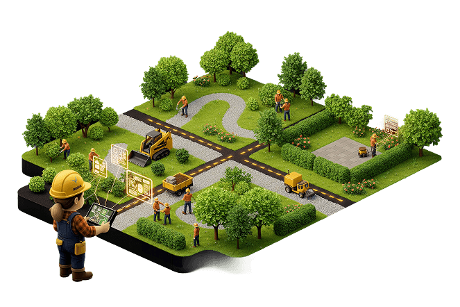 Manage landscaping jobs with AI doing the heavy lifting